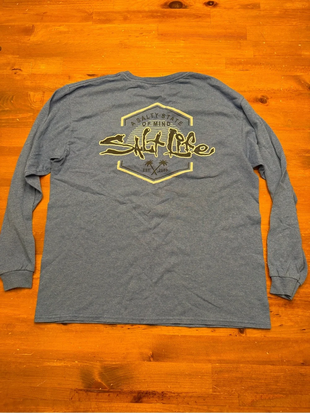 Salt Life Light Blue Long-Sleeve Crewneck Tee